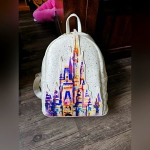 WDW 50th Anniversary castle Loungefly